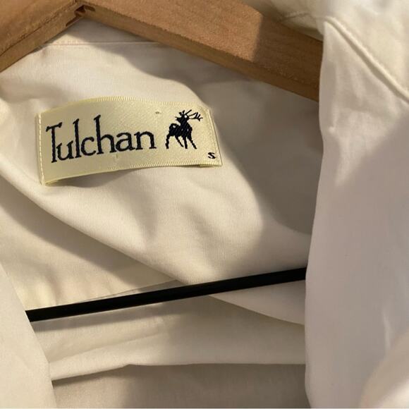 Deadstock Vintage Tulchan Purple Needlepoint Floral Top and Vest Set Small - Picture 10 of 16